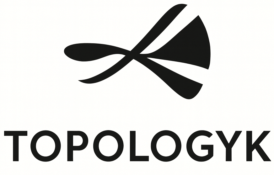 Topologyk Black White Logo